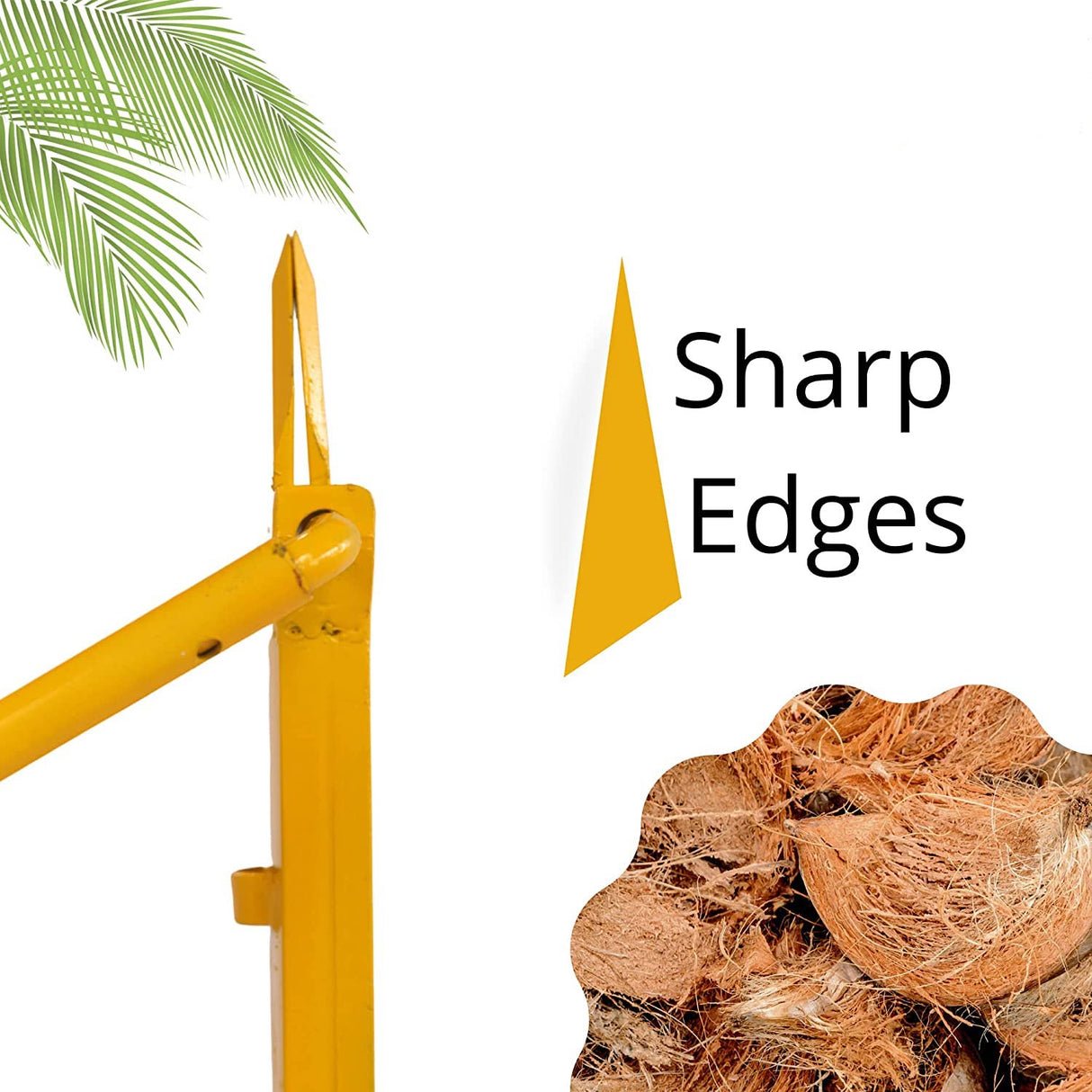 Manual Coconut Dehuskar, For Coconut Husk Peeling