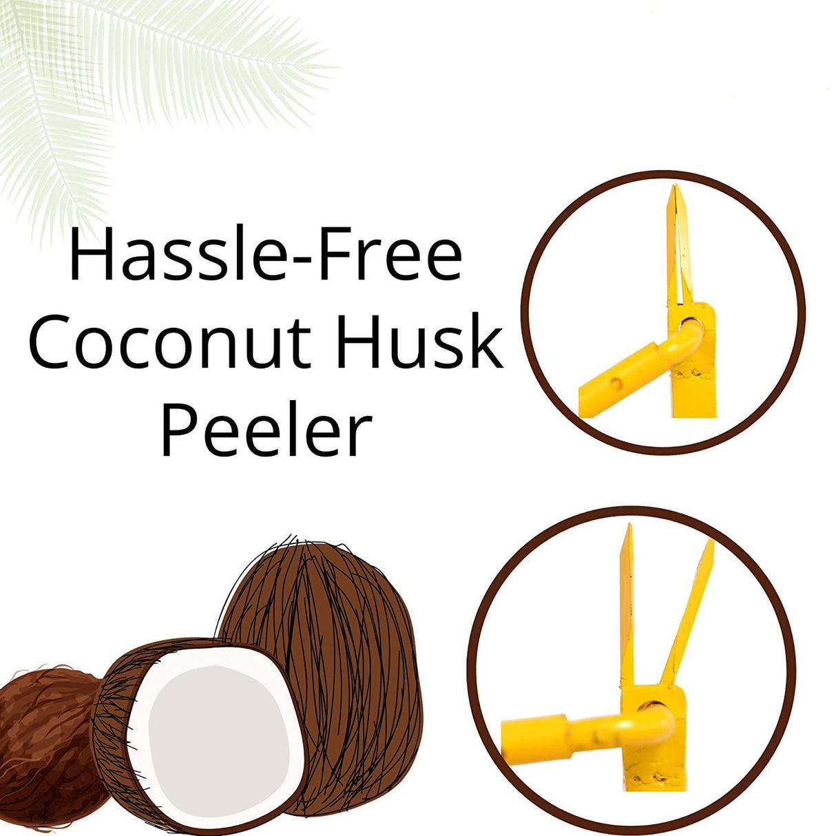 Manual Coconut Dehuskar, For Coconut Husk Peeling
