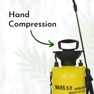 MARS 5 L Heavy Duty Manual Pressure Washer, For Home, Garden, Pesticide Spraying