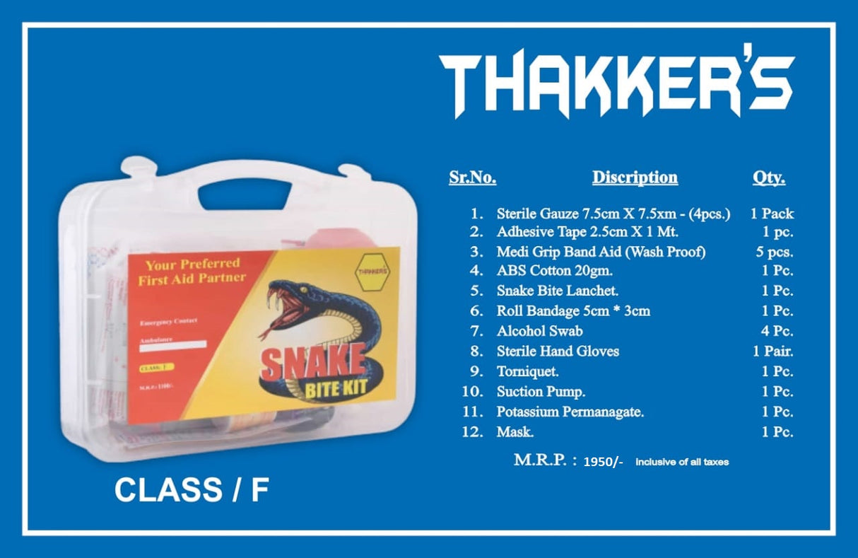 BIGCATCH Thakkers Snake Emergency Snake Bite Kit