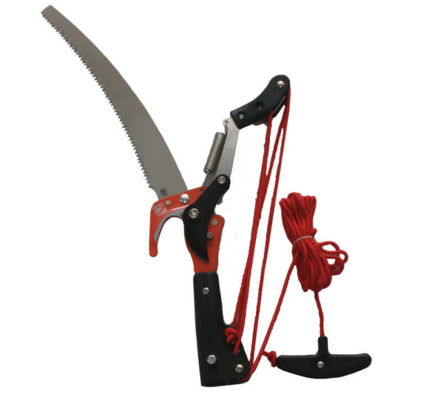 KASB HC-819 Tree Saw with Pruner, 144" Telescopic Fibre glass Rod, Made in Taiwan