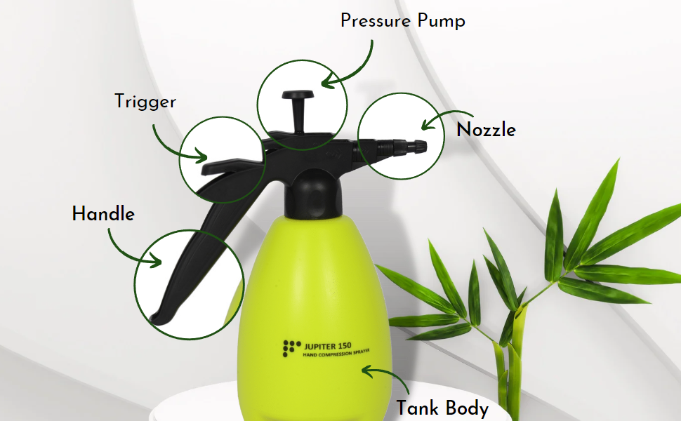 Jupiter 1.5 L Heavy Duty Manual Sprayer, Home & Garden, Vinyl Wraps, Pesticide Sprayer