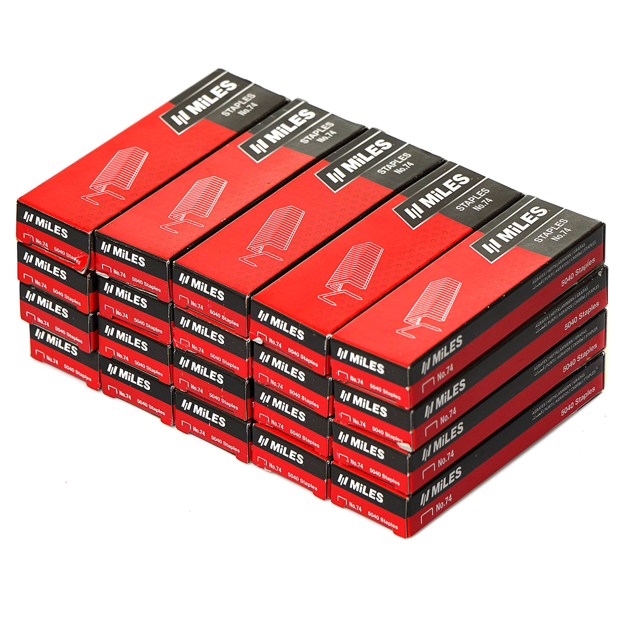 دبوس الشريط رقم 74، صندوق، لأداة الشريط مايلز