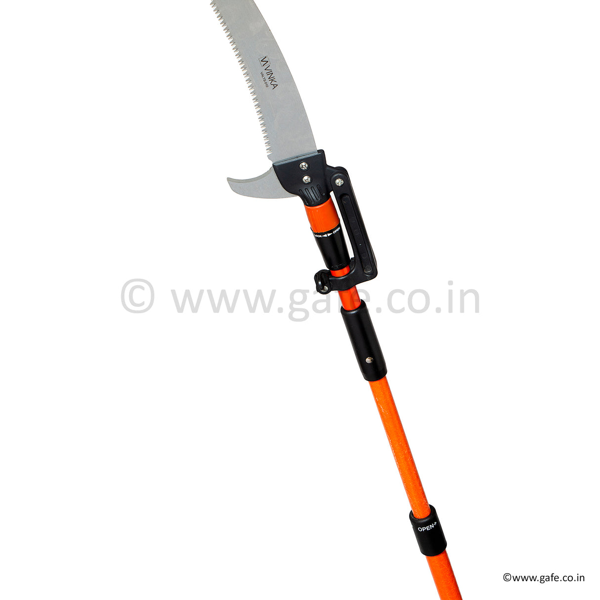 Vinka Tree Saw With 14 Feet Telescopic Fibre Glass Handle, Can Prune Upto 3 Inch Tree Branch
