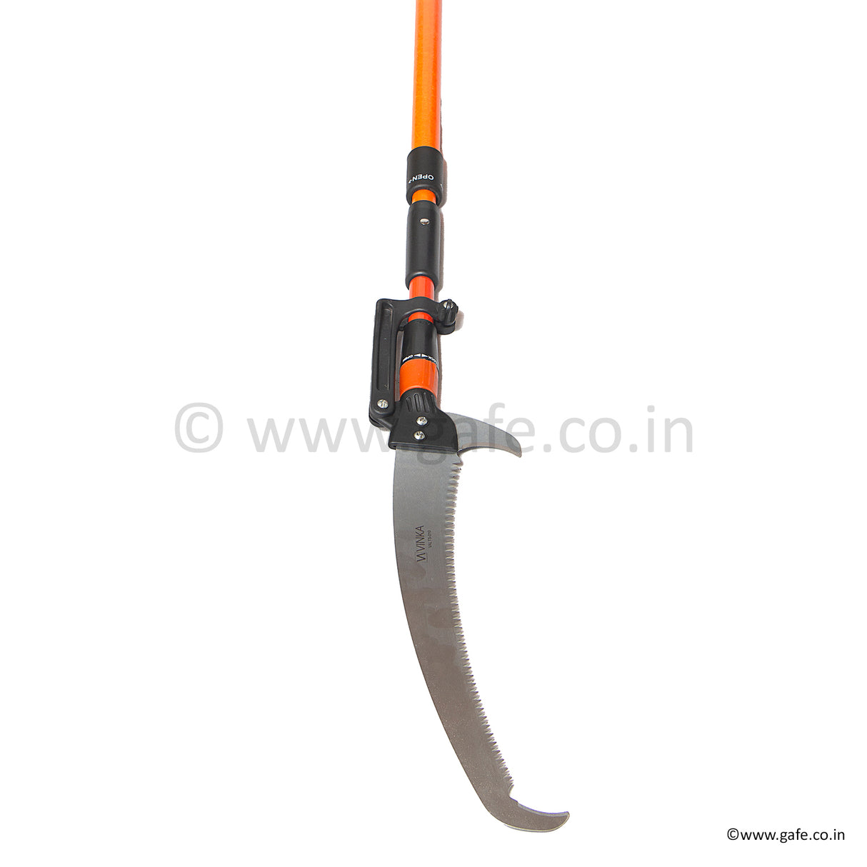 Vinka Tree Saw With 14 Feet Telescopic Fibre Glass Handle, Can Prune Upto 3 Inch Tree Branch