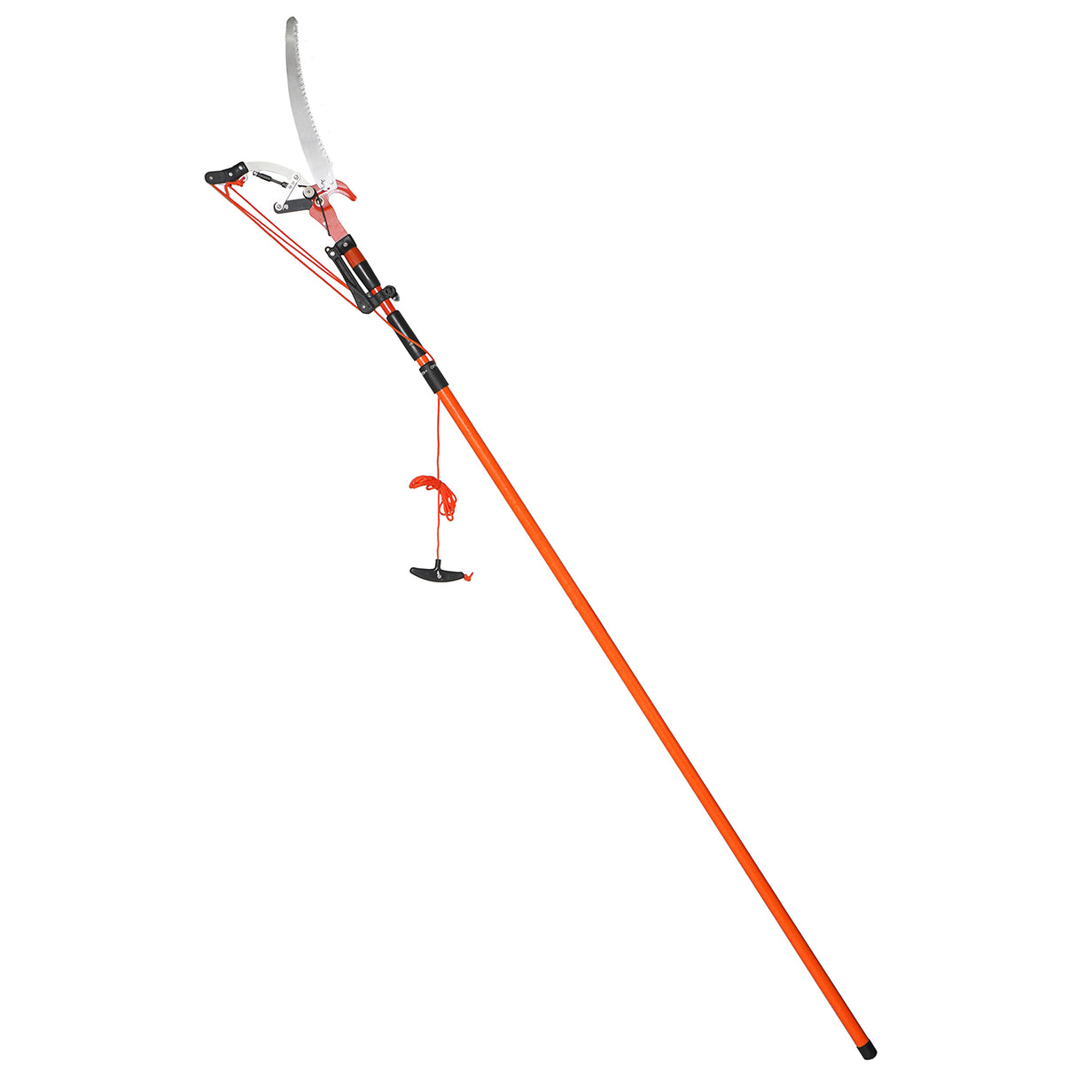 KASB HC-819 Tree Saw with Pruner, 144" Telescopic Fibre glass Rod, Made in Taiwan