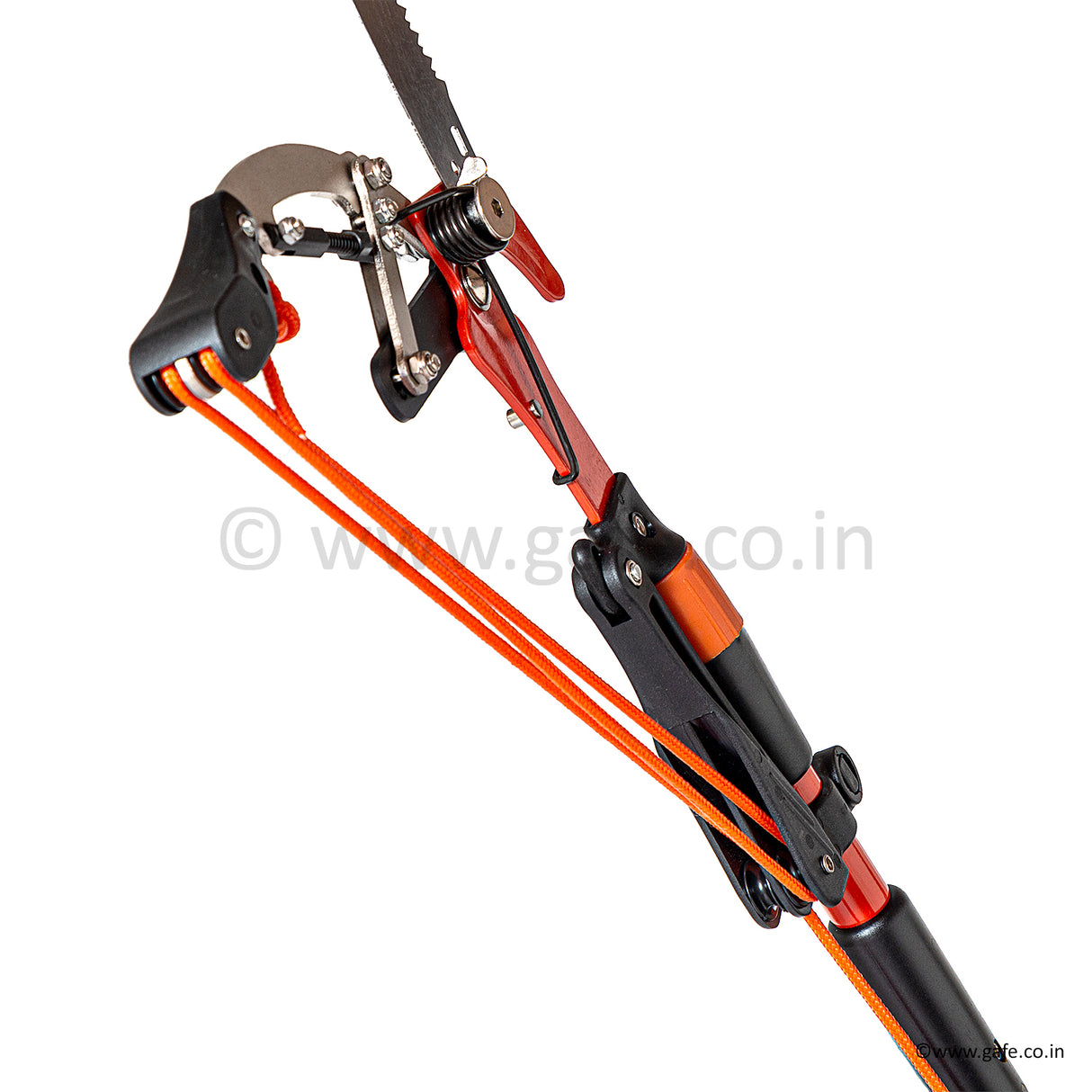 KASB HC-819 Tree Saw with Pruner, 144" Telescopic Fibre glass Rod, Made in Taiwan