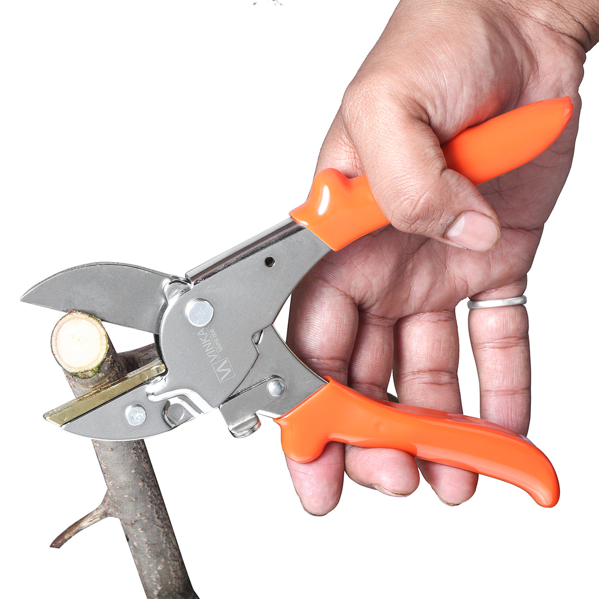 VAPS 008, Anvil Secateur, Upto 20mm Branch Pruning, For Home Gardens, Nursery, Lansdscapes Pruning