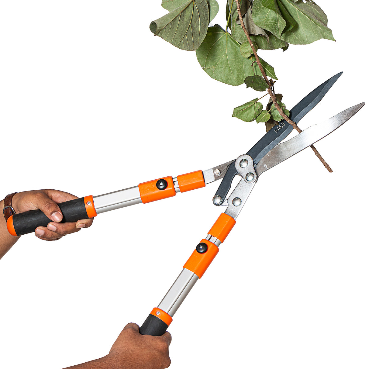 HC-2122TW, Heavy Duty Telescopic Aluminium Hedge Shear, For Garden Maintanance