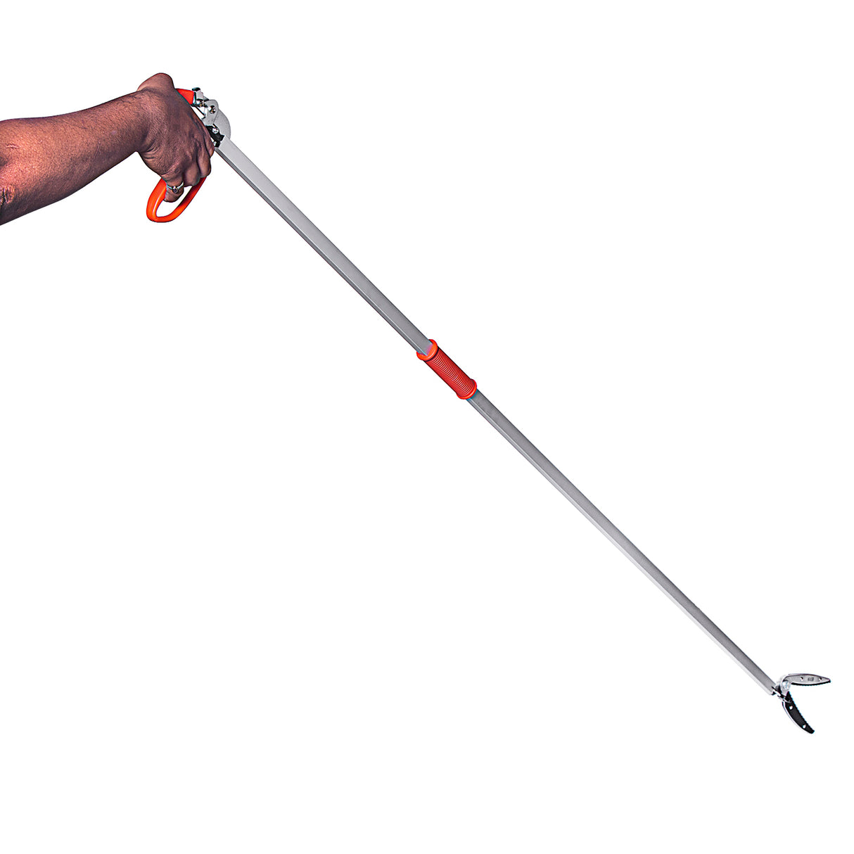 عصا إنقاذ الثعابين من النيل بطول 6.5 قدم، مصنوعة من الألومنيوم الخالص، صنع في تايوان