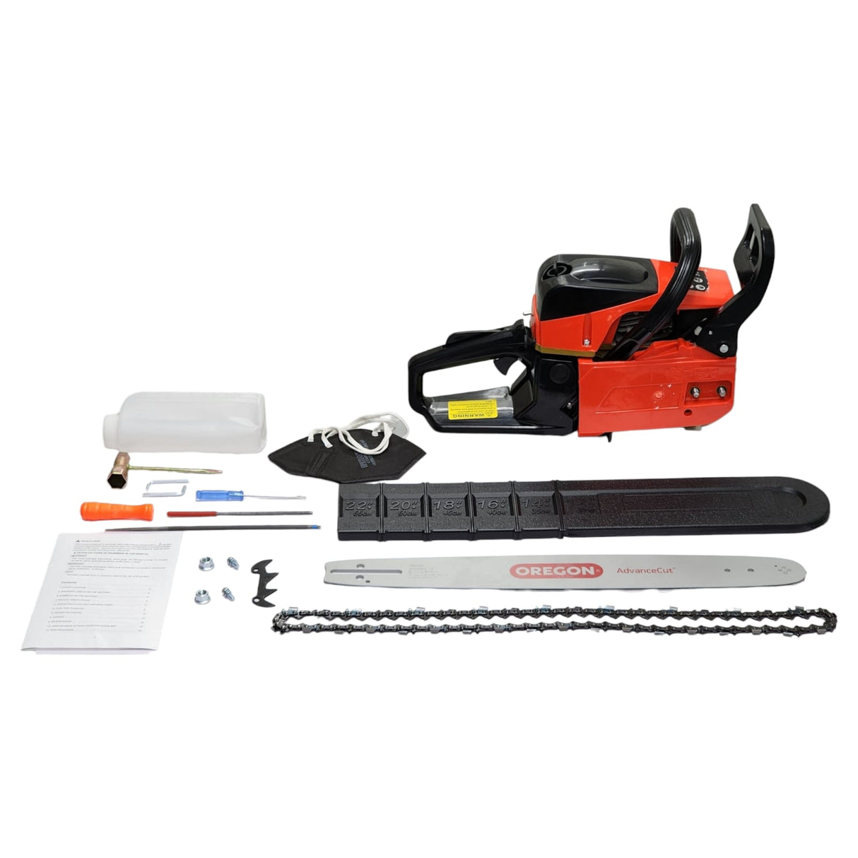 Shapura Petrol Chainsaw 22", WIth OREGON Chain For Cutting Branch For Commercial Use