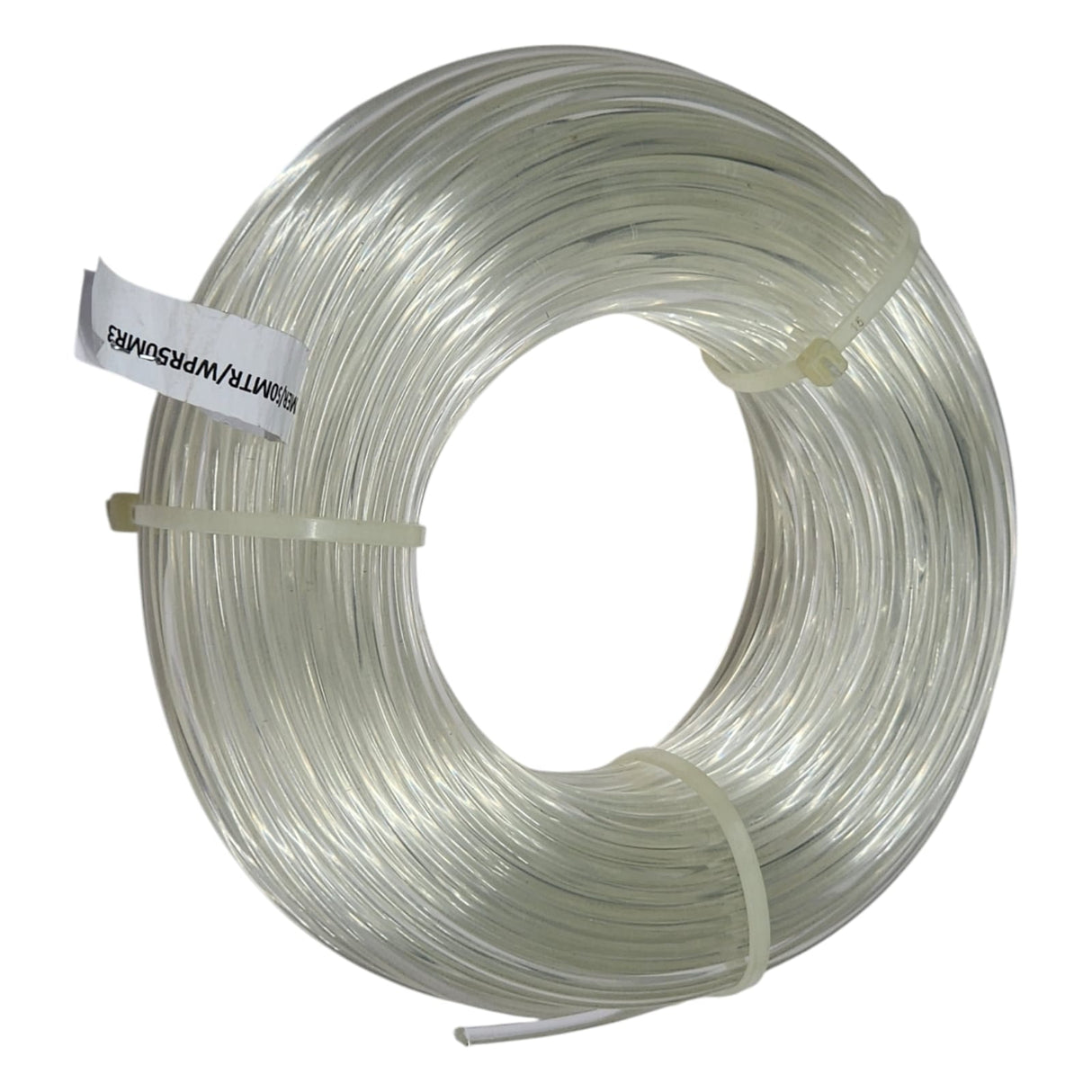 خيط قص جينوالا 1 كجم (100 متر)، 3 مم، مربع، أبيض لقص الأعشاب