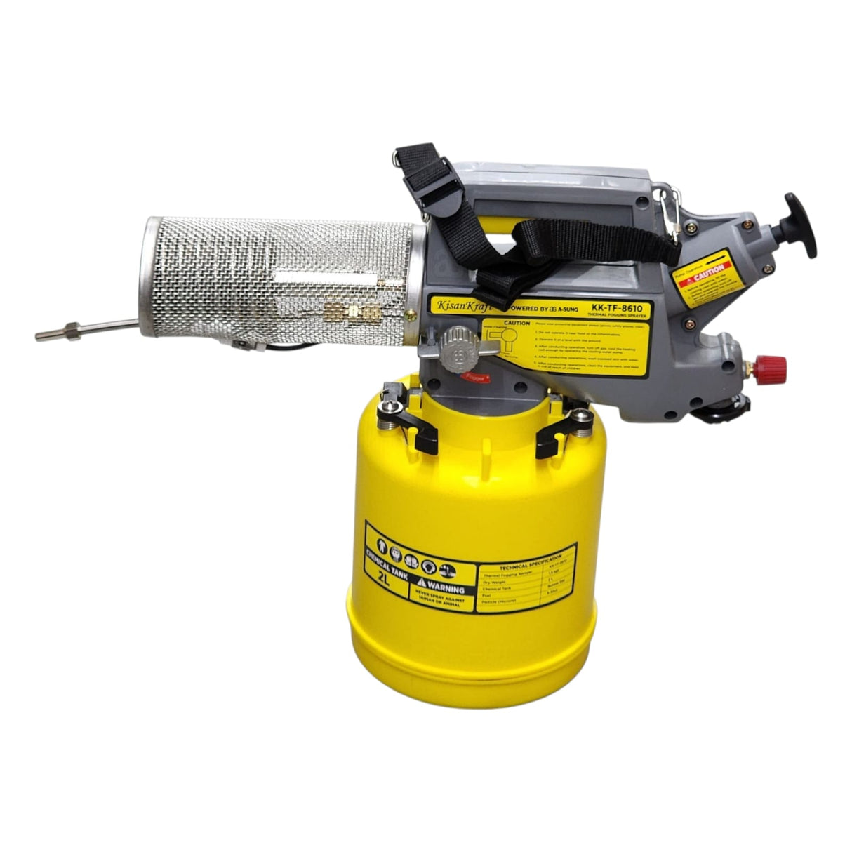 KisanKraft Mini Fogger 2L, KK-TF-8610, For Mosquito Control Fogger in Society, Farmhouse,