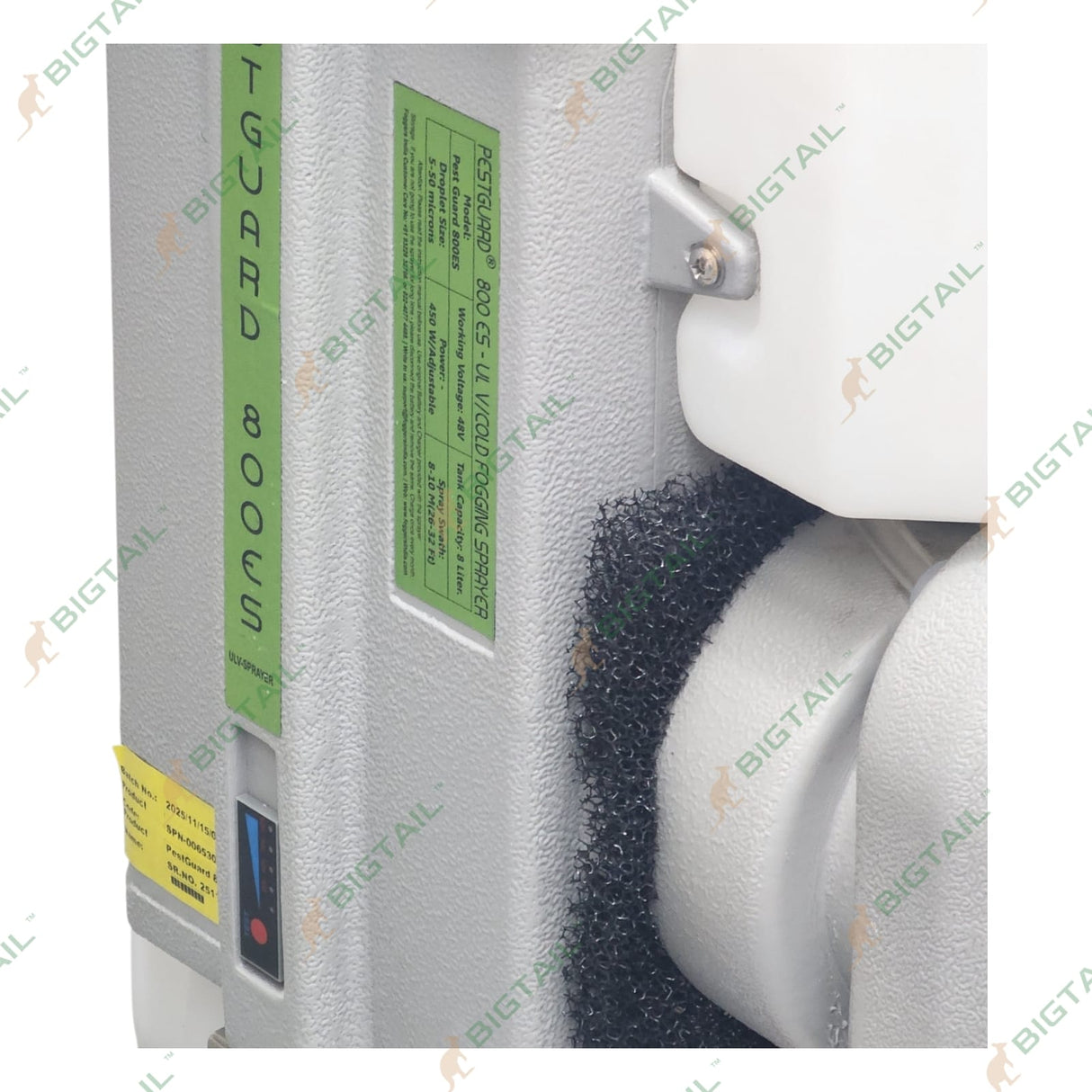 PestGaurd 800 ES - بخاخ ULV، يعمل بالبطارية، ضباب بارد لمكافحة البعوض