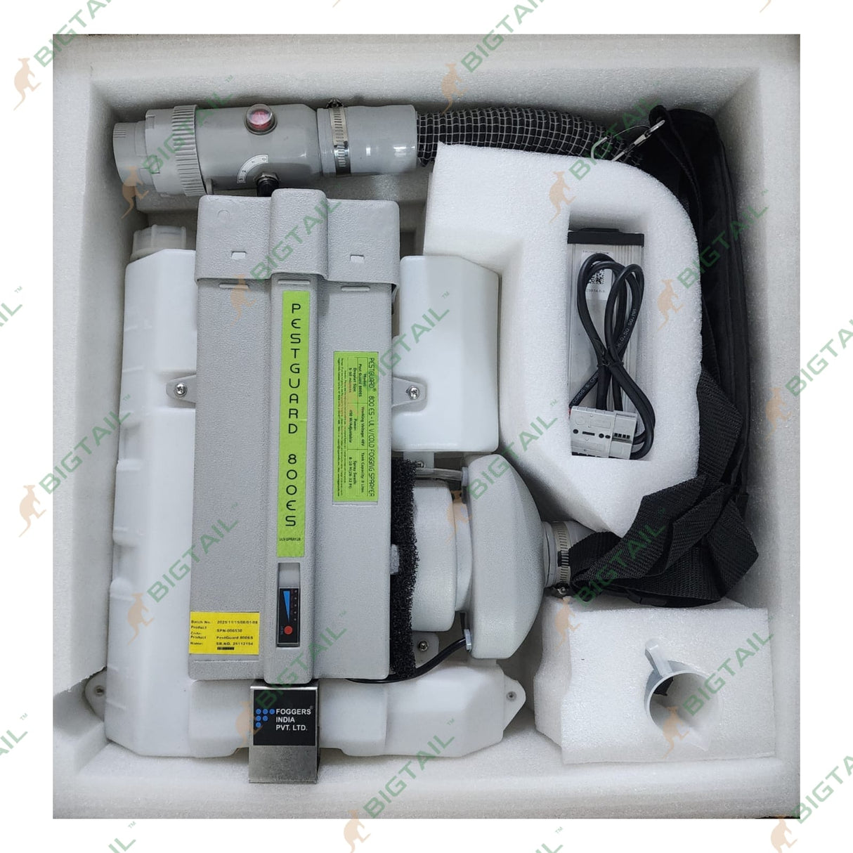 PestGaurd 800 ES - بخاخ ULV، يعمل بالبطارية، ضباب بارد لمكافحة البعوض