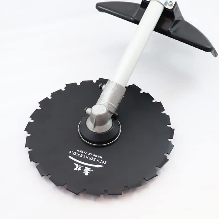 Sanyo Metal Clearing Saw Blade For All Brush Cutters, 9 Inches (225 mm), 24Teeth, For Cutting Bamboo, Trees & Branches, Shrubs, Cuts Upto 3 Inch (Made in Japan) (24T X 9 Inch)