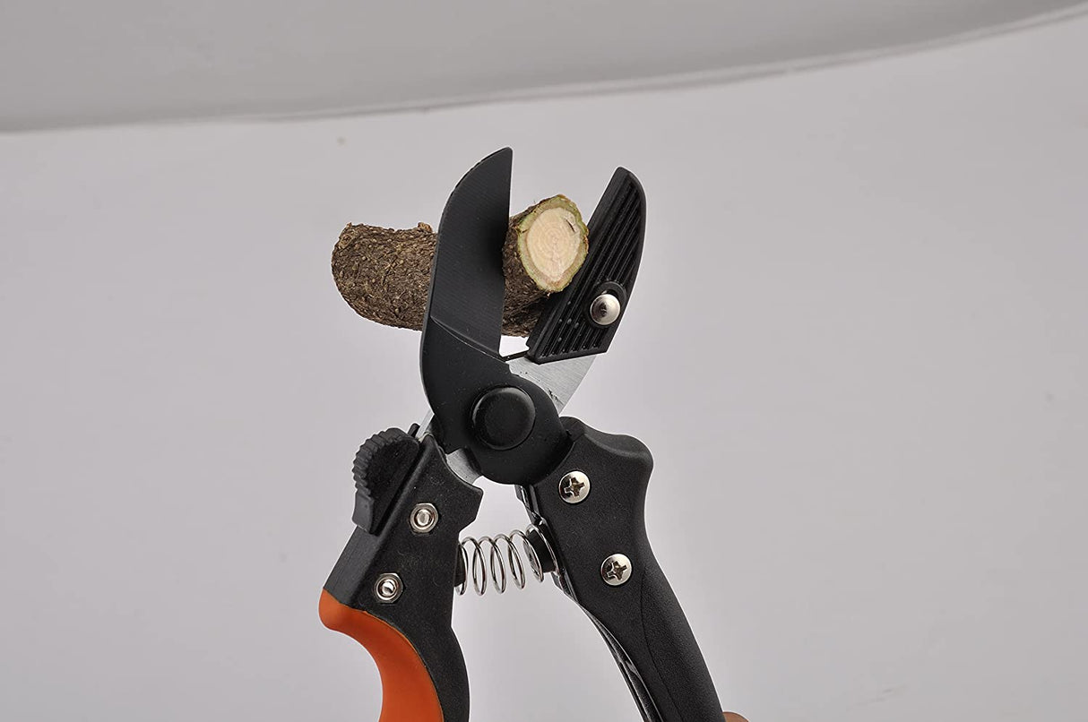 HC-8A02, Anvil Easy Cut Garden Pruning Secateur, For Farms, Home, Garden use, Cuts Stems Upto 15 mm