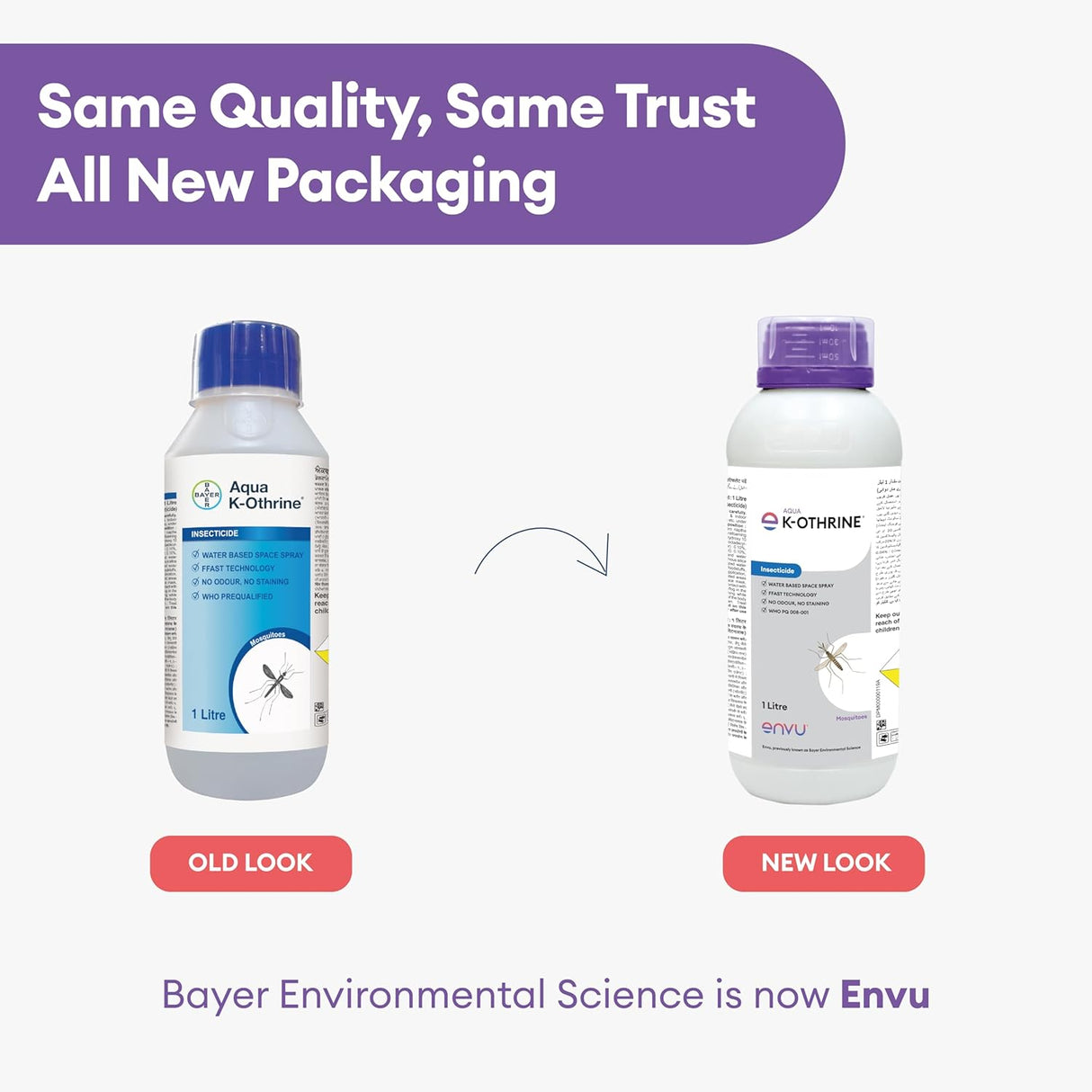 Envu Aqua K Othrine (1L) | Water-based Mosquito Fogging | Advanced Technology for Mosquito Control