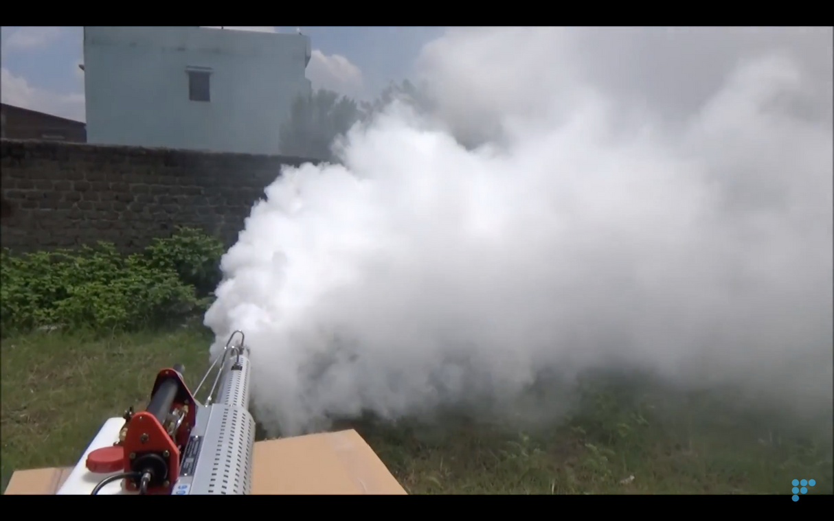 آلة الضباب الحراري البارد المحمولة SS FOG 180 AF 2 في 1 بسعة 6 لتر، للاستخدام في المناطق الكبيرة، صُنعت في كوريا