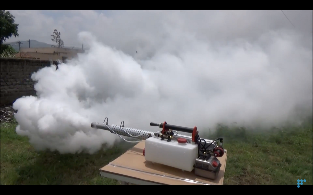آلة الضباب الحراري البارد المحمولة SS FOG 180 AF 2 في 1 بسعة 6 لتر، للاستخدام في المناطق الكبيرة، صُنعت في كوريا