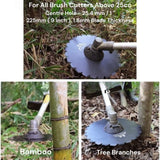 Sanyo Metal Clearing Saw Blade For All Brush Cutters, 9 Inches (225 mm), 24Teeth, For Cutting Bamboo, Trees & Branches, Shrubs, Cuts Upto 3 Inch (Made in Japan) (24T X 9 Inch)