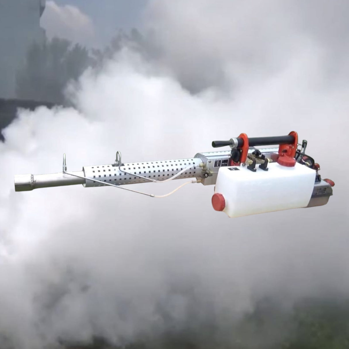 آلة الضباب الحراري البارد المحمولة SS FOG 180 AF 2 في 1 بسعة 6 لتر، للاستخدام في المناطق الكبيرة، صُنعت في كوريا